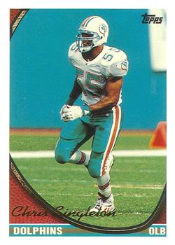 Chris Singleton Miami Dolphins 1994 Topps NFL #578